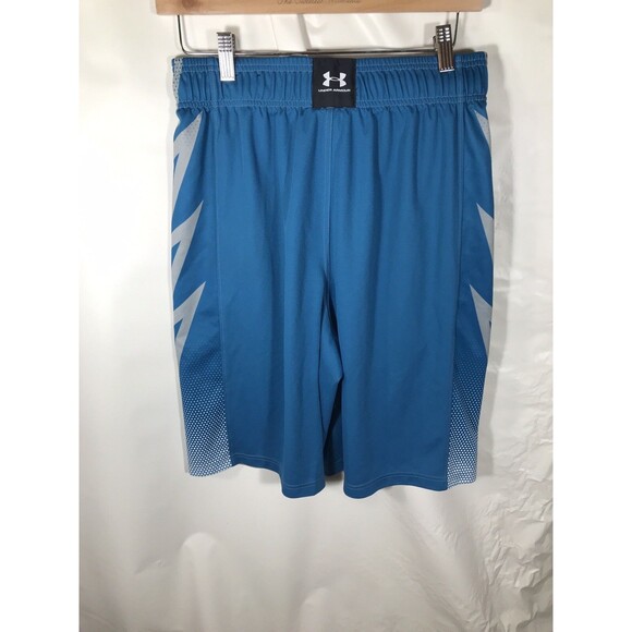 Under Armour Men's Grey Blue Storm 1 Short Coupe Loose Size Medium HeatGear - Picture 4 of 7